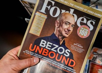 Jeff Bezos auf dem Forbes Magazin