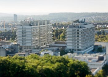 Universität Stuttgart - Campus Vaihingen mit Blick von oben